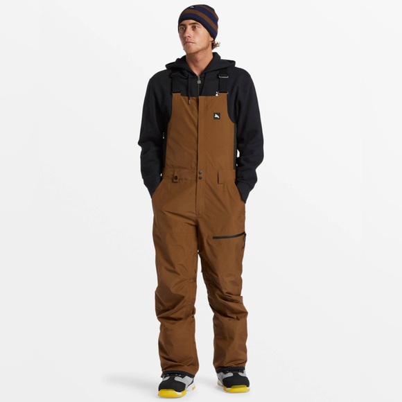 Quicksilver GORE-TEX Saturdays New York City Brown Men's Bibs